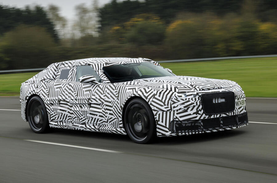 Jaguar GT prototype testing – front quarter tracking