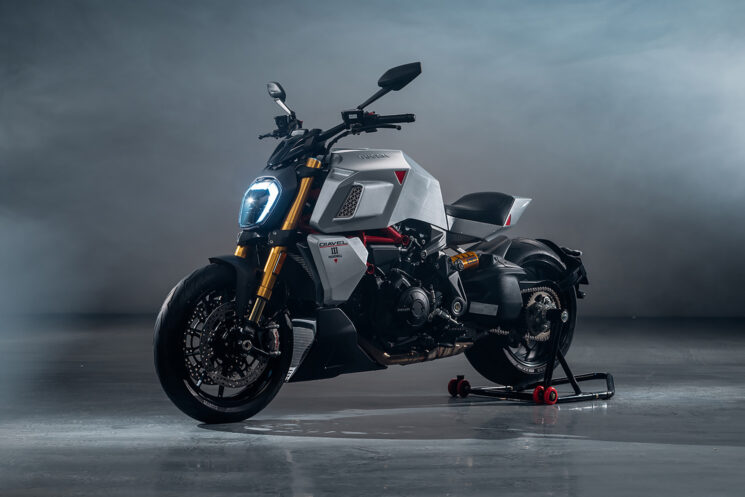 Custom Ducati Diavel V2 by Mandrill Garage