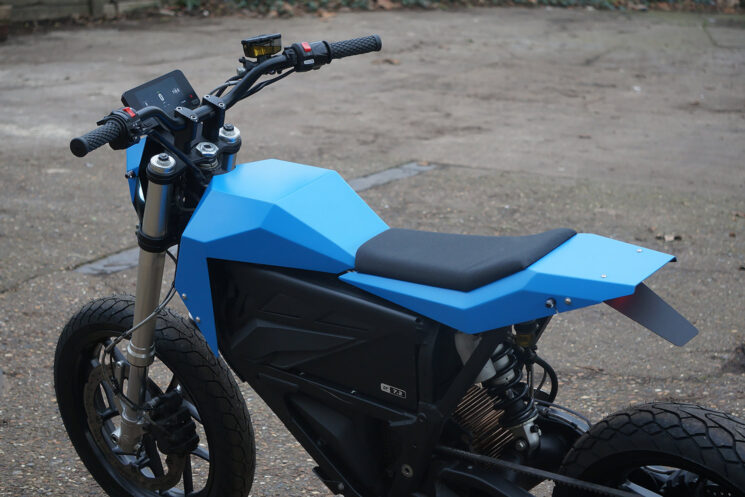 Custom Zero FXS electric supermoto by Untitled Motorcycles UK