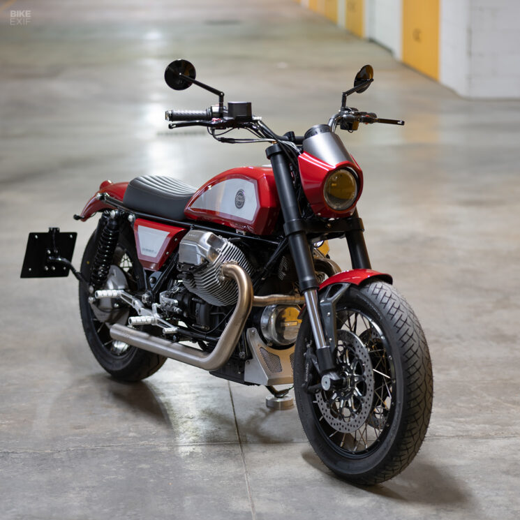 Custom Moto Guzzi California restomod by Officine Rossopuro, Italy