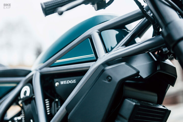 Custom-built Ducati Scrambler 1100 Sport Pro café racer by Wedge Motorcycle