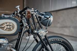 A BSA Thunderbolt bobber by Tesla clay sculptor Richard Mitchell