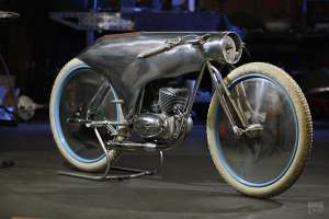 "Motorcycle Art: A BSA Bantam built by Craig Rodsmith for the  Haas Moto Museum